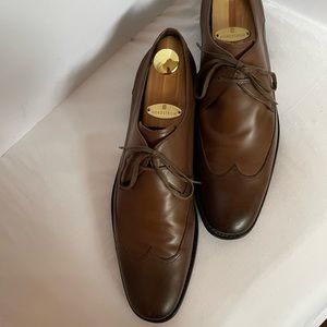 These wonderful dress shoes are comfortable and lightly worn. A great deal